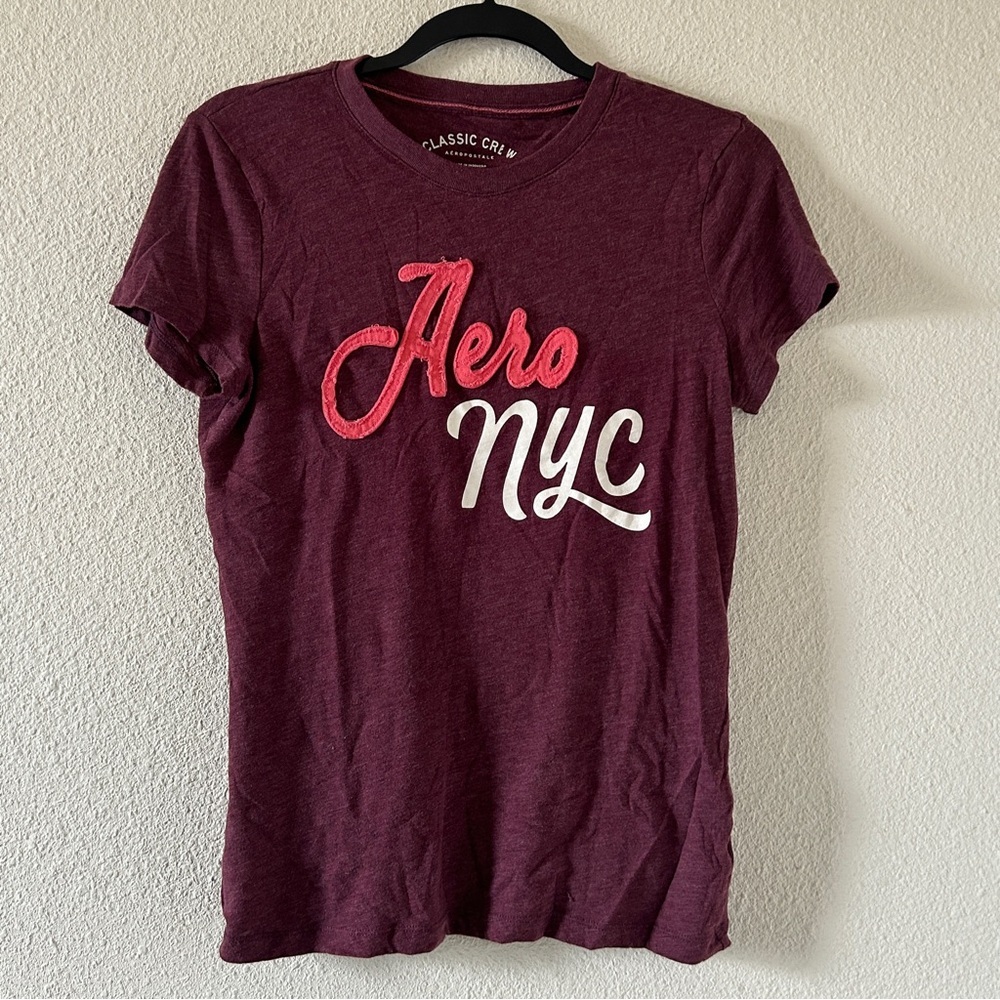 Classic Crew Aeropostale Graphic T-shirt Casual Fitted Everyday Women’s Large